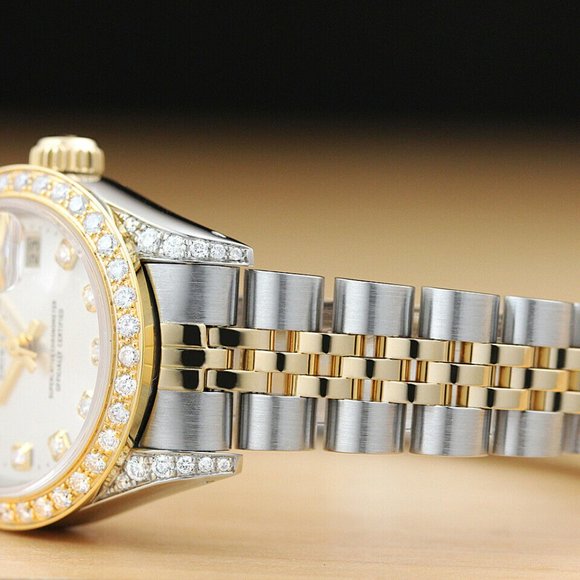 Rolex 18kt Ladies Watch Two Tone w/ gift box - Picture 4 of 7